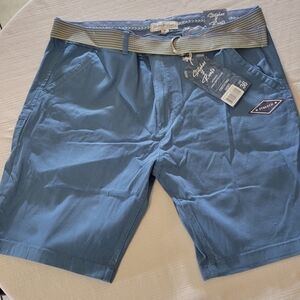 Stitches & Rivets Men's Blue Denim Stretch Twill Shorts Size 36 New